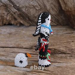 Native American Zuni Beaded Eagle Dancer By Todd Poncho