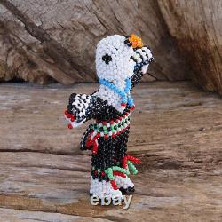 Native American Zuni Beaded Eagle Dancer By Todd Poncho