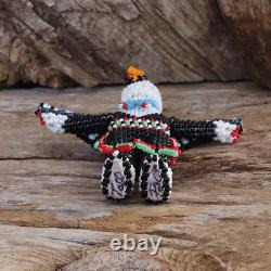 Native American Zuni Beaded Eagle Dancer By Todd Poncho