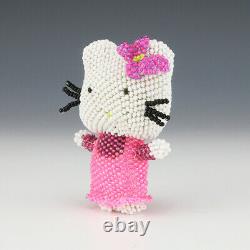 Native American Zuni Beaded Hello Kitty By Patsy Waikaniwa