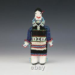 Native American Zuni Beaded Lady By Todd Poncho