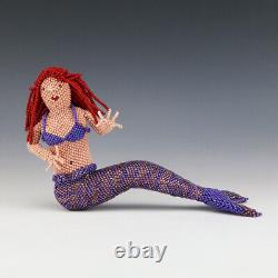 Native American Zuni Beaded Mermaid By Farlan & Alesia Quetawki