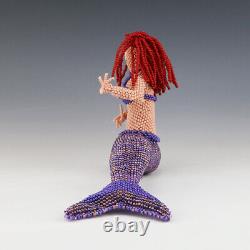 Native American Zuni Beaded Mermaid By Farlan & Alesia Quetawki