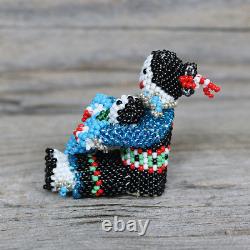 Native American Zuni Beaded Storyteller By Farlan & Alesia Quetawki