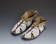 Native American antique style suede Leather Indian Beaded Cheyenne Moccasins