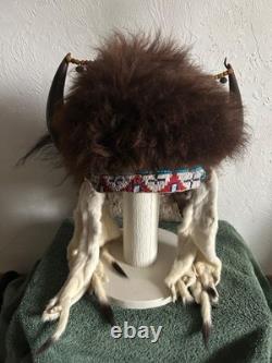 Native American beaded headdress