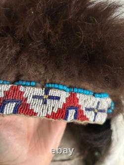 Native American beaded headdress