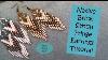 Native Brick Stitch Fringe Earrings Tutorial