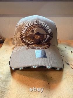 Native Pride Hat Cap New Beads Native American Beadwork Native Beaded Hat
