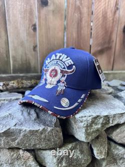 Native Pride Hat Cap New Beads Native American Beadwork Native Beaded Hat