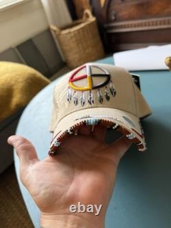 Native Pride Hat Cap New Beads Native American Beadwork Native Beaded Hat