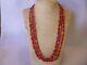 Natural Red Coral With Turquoise Nuggets Native American Southwestern Necklace