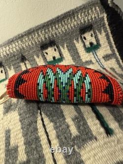 Navajo Native American Hand Beaded Change Purse