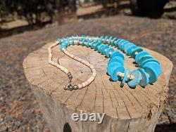 Navajo Turquoise Necklace Handmade Native American Jewelry SouthWestArtisans