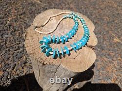 Navajo Turquoise Necklace Handmade Native American Jewelry SouthWestArtisans