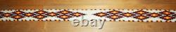 New Native American Beaded Belt & Buckle Very Tight Beading Free Shipping