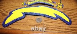 New Native American Beaded Los Angeles Chargers Large Bolt Pendant Necklace