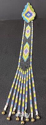 Nice Hand Crafted Cut Beaded Native American Indian Dance Drag Piece