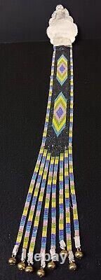 Nice Hand Crafted Cut Beaded Native American Indian Dance Drag Piece