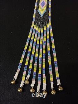 Nice Hand Crafted Cut Beaded Native American Indian Dance Drag Piece