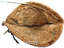 Northern California Native American Deer Skin Beaded Gauntlets Appraised Dr Lori