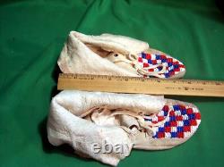 Northern Plains Beaded Moccasins for a Young Girl Vintage & Beautiful