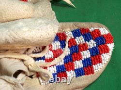 Northern Plains Beaded Moccasins for a Young Girl Vintage & Beautiful