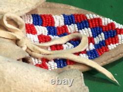 Northern Plains Beaded Moccasins for a Young Girl Vintage & Beautiful
