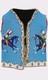 Old American Sioux Style Fully Beaded Front Leather Hide Powwow Vest