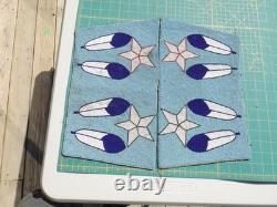 Old Museum Quality Native Beaded Gauntlet Gloves Panels Star & Feathers CARSON