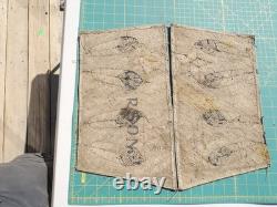 Old Museum Quality Native Beaded Gauntlet Gloves Panels Star & Feathers CARSON