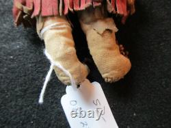 Old Native American Beaded Leather Doll, South Dakota Collector Sd-022408222