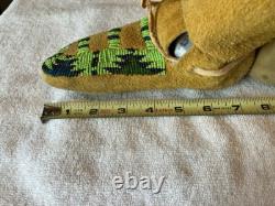 Older Native American Indian Beaded Moccasins Yakama
