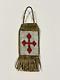 Original Antique Native American Indian Beaded Pouch 1880's to 1910's