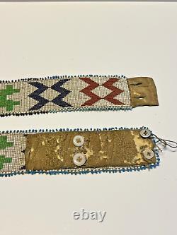 Original Native American Indian Beaded Belt 32 Handmade 1880's-1900 Lot 1