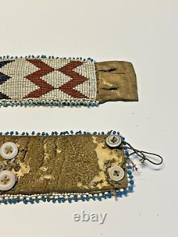 Original Native American Indian Beaded Belt 32 Handmade 1880's-1900 Lot 1