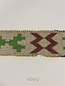 Original Native American Indian Beaded Belt 32 Handmade 1880's-1900 Lot 1