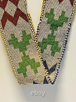 Original Native American Indian Beaded Belt 32 Handmade 1880's-1900 Lot 1