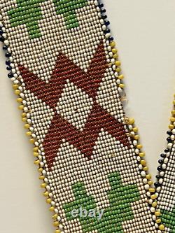 Original Native American Indian Beaded Belt 32 Handmade 1880's-1900 Lot 1