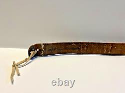 Original Native American Indian Beaded Belt 39 Brass Tacks 1890-1920