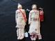 Pair Native American Beaded Leather Dolls With Papoose Sd-022408225