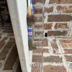 Plains Great Lakes Native American Beaded Pipe w Leather Tobacco Bag Framed