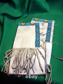 Plains Indian Beaded Leggings Vintage & Beautiful