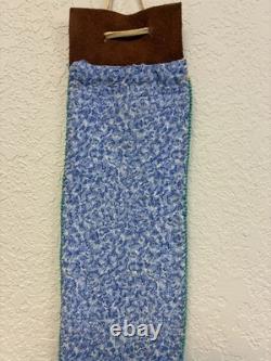 Plateau Beaded Ceremonial Belt With Floral Design 1960's 40.5x4