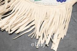 Plateau Beaded Flat Bag ORNATE PICTORIAL BUTTERFLY 14 Nez Perce Native American