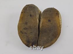 RARE Vintage Cheyenne Native American Indian Child's Beaded Moccasins