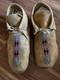 RARE Vintage Unisex Pair of Beaded Native American Plains Indian Size 11