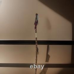 RARE Vtg 42 Handcrafted Artisan Medicine Staff Native American Style Beaded