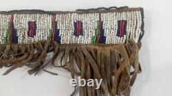 Rare Crow Beaded Hair Extension Ornament 1870-1890 Forrest Fenn Collection