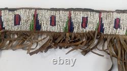 Rare Crow Beaded Hair Extension Ornament 1870-1890 Forrest Fenn Collection